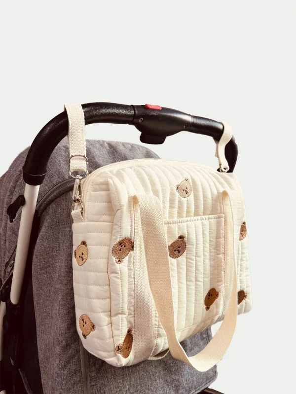Baby Bear Pattern Stroller Storage Bag - Image 4